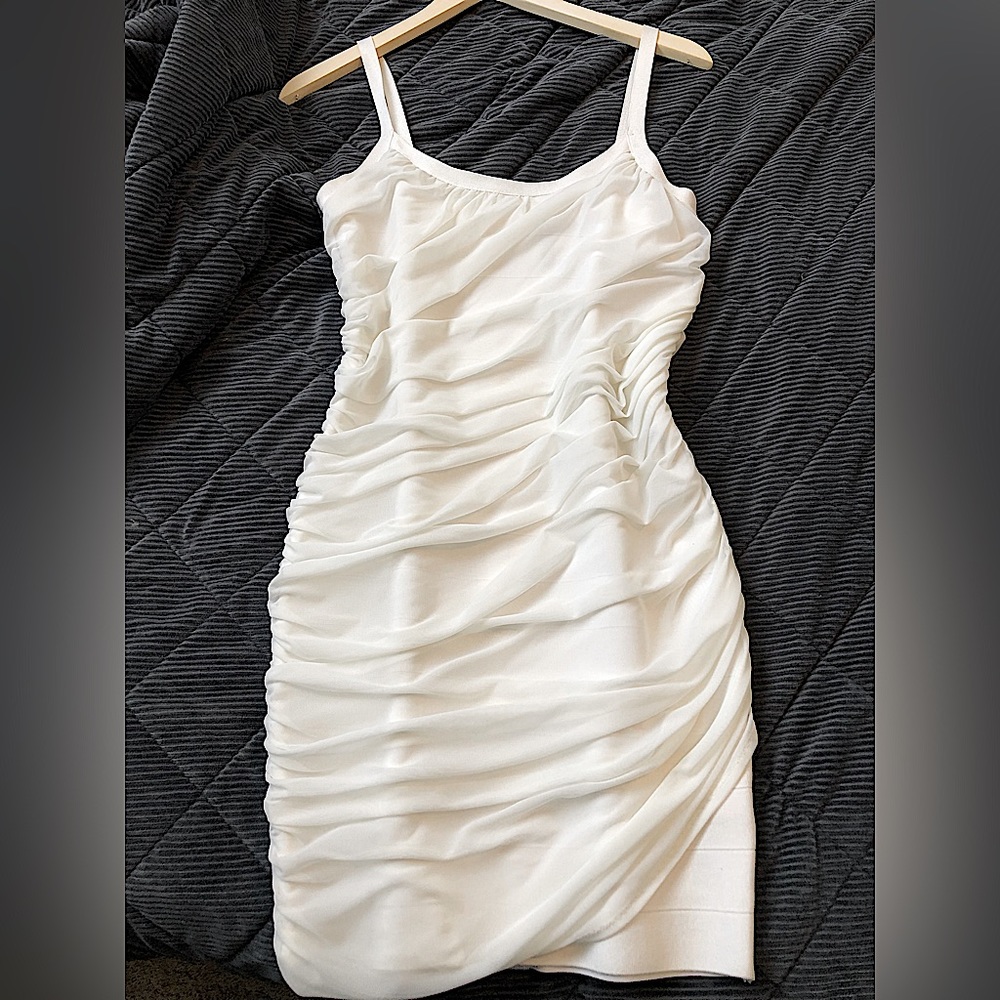 Guess by Marciano Bodycon Mesh Ruched Dress
